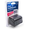 imageCamco PopAToothbrush Wall Mounted Toothbrush Holder  Guards Against Dust and Other Particles  Vented for Quick Drying  DoubleSided Tape for Permanent Mounting 57206Black