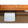 imageCamco PopATowel Mountable or Portable Paper Towel Holder Dispenser Keep Paper Towels Clean Conserve Space in Your RV Kitchen Black 57113