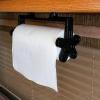 imageCamco PopATowel Mountable or Portable Paper Towel Holder Dispenser Keep Paper Towels Clean Conserve Space in Your RV Kitchen Black 57113