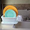 imageCamco RV Mini Dish Drainer ampamp Tray  Features a Sloped Drain Tray Design HeavyDuty Construction and is Ideal for Small Spaces Apartments Boats and More 43511One Size