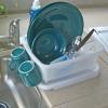 imageCamco RV Mini Dish Drainer ampamp Tray  Features a Sloped Drain Tray Design HeavyDuty Construction and is Ideal for Small Spaces Apartments Boats and More 43511One Size