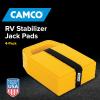 imageCamco RV Stabilizing Jack Pads  Features Interlocking Design ampamp Includes Handy Strap for RV Storage and Organization  Molded of Strong UV Stabilized Polypropylene  4Pack 44595Pack of 4