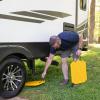 imageCamco RV Stabilizing Jack Pads  Features Interlocking Design ampamp Includes Handy Strap for RV Storage and Organization  Molded of Strong UV Stabilized Polypropylene  4Pack 44595Pack of 2