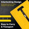 imageCamco RV Stabilizing Jack Pads  Features Interlocking Design ampamp Includes Handy Strap for RV Storage and Organization  Molded of Strong UV Stabilized Polypropylene  4Pack 44595Pack of 2
