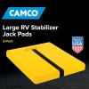 imageCamco RV Stabilizing Jack Pads  Features Interlocking Design ampamp Includes Handy Strap for RV Storage and Organization  Molded of Strong UV Stabilized Polypropylene  4Pack 44595Pack of 2