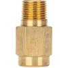 imageCamco RV Water Heater Backflow Preventer  Features a HeavyDuty Brass with a Stainless Spring Construction and a 12Inch Male x Female NPT 233031 Count Pack of 1