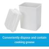 imageCamco Replacement Grease Storage Bags  Easily Contain and Dispose Used Cooking Grease Foil Lined Bags Seal in Odor Prevent Drain Clogs  5 Pack 42285 White0