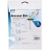 imageCamco Replacement Grease Storage Bags  Easily Contain and Dispose Used Cooking Grease Foil Lined Bags Seal in Odor Prevent Drain Clogs  5 Pack 42285 White0