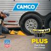 imageCamco Trailer Aid Plus  5 12quot Lift Tandem Tire Trailer Ramp  Quickly Change RV ampamp Trailer Tires Without Unloading Cargo  Trailer ampamp RV Accessories for Easier Hauling 21002Yellow