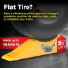 imageCamco Trailer Aid Plus  5 12quot Lift Tandem Tire Trailer Ramp  Quickly Change RV ampamp Trailer Tires Without Unloading Cargo  Trailer ampamp RV Accessories for Easier Hauling 21002Yellow