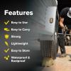 imageCamco Trailer Aid Plus  5 12quot Lift Tandem Tire Trailer Ramp  Quickly Change RV ampamp Trailer Tires Without Unloading Cargo  Trailer ampamp RV Accessories for Easier Hauling 21002Yellow