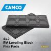 imageCamco Universal Leveling Block Flex Pads  Prevent Jacks and Stabilizers from Sinking Into Soft Ground  Measure 85quot x 17quot  2Pack 446018 12 x 17