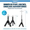 imageEazLift Camco Telescopic RV Jack Set of 2  Adjusts from 16inches to 30inches  Featues a 6000 lb Load Capacity 48864Jack