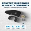imageEazLift Left or Right 2inch Ball Mount Adapter  Made of Durable PowderCoated Steel  48386