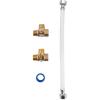 imageCamco 12inch byPass Kit  10 Gallon Tanks  Made with Nylon Reinforced Hose and Durable Brass Valves  35963