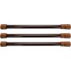 imageCamco 17quot RV Cupboard Bars  3 pack Holds Food and Drinks in Place During Travel Prevents Messy Spills Spring Loaded and Extends Between 10quot and 17quot  Brown  4406610 Inches  17 Inches