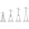 imageCamco Aluminum Stack Jacks  Stabilize ampamp Position Your RV Trailer Or Camper Supports Up to 6000 lb  Extends 11quot  17quot  Pack of 4 44560Pack of 4