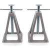 imageCamco Aluminum Stack Jacks  Stabilize ampamp Position Your RV Trailer Or Camper Supports Up to 6000 lb  Extends 11quot  17quot  Pack of 4 44560Stack Jack
