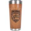 imageCamco Life is Better at The Campsite Tumbler  Heavy Duty Double Wall Vacuum Insulation  Crafted of 188 Stainless Steel  Unique Life is Better at The Campsite Design on Cool Blue  30oz 53058Wood Grain