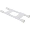 imageCamco RV Cupboard Double Bar  Adjustable SpringLoaded Tension Bars Compress and Extend in Size from 10 to 17inches  White 44093