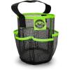 imageCamco Shower Caddy  Black and Green  Mesh 51997