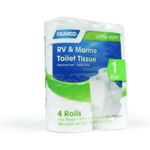 imageCamco 40276 Toilet Tissue 1 Pack of 4 Rolls White