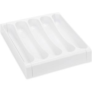 imageCamco 43508 Cutlery Tray  Designed for RV and Compact Kitchen Drawers  Easily Organize and Store Kitchen Flatware  WhiteWhite