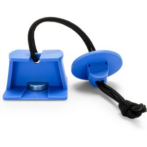 imageCamco 44105 RV Adjustable Fridge Door Block Blue