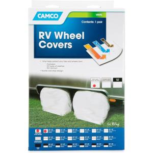 imageCamco 45326 Vinyl Wheel ampamp Tire Protector 2 Pack 40 inches42 inches WhiteWhite