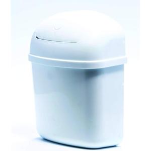 imageCamco Cabinet Mount Trash Can  Ideal for Tight Spaces in an RV Boat Apartment Dorm Room or Tiny House  Measures 135quot x 85quot x 5quot 439623Quart