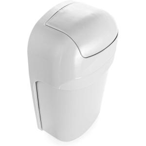 imageCamco Cabinet Mount Trash Can  Ideal for Tight Spaces in an RV Boat Apartment Dorm Room or Tiny House  Measures 135quot x 85quot x 5quot 439625Quart