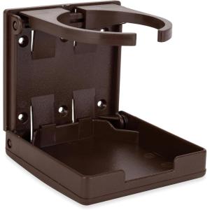 imageCamco CamperRV Drink Holder  Features Adjustable SpaceSaving Design ampamp Holds Almost Any Size Mug Cup Bottle or Can  Extra Cup Holder for Cars Trucks RVs Vans Boats and More  Khaki 44042Brown