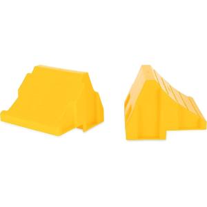 imageCamco CamperRV Leveling Block Wheel Chocks  Stabilize ampamp Center Wheels Easier  Helps Eliminate Dangerous Tire Movement  Sized for Larger Vehicle Tires  2Pack 44401Wheel Chocks