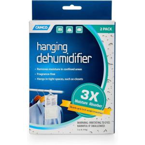 imageCamco Dehumidifier Moisture Absorber  Absorbs Up to 3X Its Weight in Water Reduces Moisture and Humidity in Offices Closets Bathrooms Kitchens Boats RVs and More  Refillable 44280One Size
