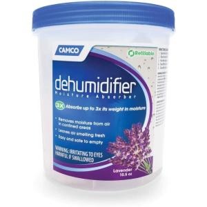 imageCamco Dehumidifier Moisture Absorber  Absorbs Up to 3X Its Weight in Water Reduces Moisture and Humidity in Offices Closets Bathrooms Kitchens Boats RVs and More  Refillable 44280No Size