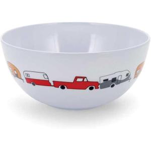 imageCamco Life is Better at The Campsite Dishware Set  Features a Virtually Unbreakable Melamine Construction is Top Rack Dishwasher Safe and has a Multicolored RVThemed Design  12Piece 53297RV Print