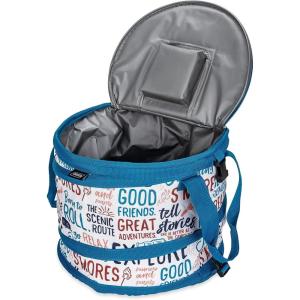 imageCamco Life is Better at The Campsite PopUp Cooler Sketch Design  Features a WaterResistant Interior and Builtin Bottle Opener  Holds Up to a 12Pack of Bottled or Canned Drinks 53417Graffiti