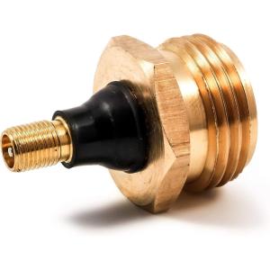 imageCamco RV Brass Blow Out Plug  Helps Clear Your RVs Water Lines During Winterization and Dewinterization 36153