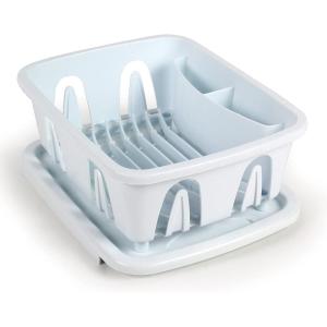 imageCamco RV Mini Dish Drainer ampamp Tray  Features a Sloped Drain Tray Design HeavyDuty Construction and is Ideal for Small Spaces Apartments Boats and More 43511One Size