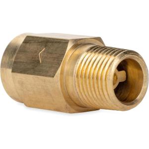 imageCamco RV Water Heater Backflow Preventer  Features a HeavyDuty Brass with a Stainless Spring Construction and a 12Inch Male x Female NPT 233031 Count Pack of 1