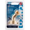 imageCamco 45 Degree Hose Elbow  Eliminates Stress and Strain On RV Water Intake Hose Fittings Solid Brass  2Pack 2260745 Degree Hose Elbow