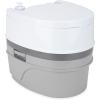 imageCamco 53Gallon Portable Toilet  Features Detachable Holding Tank wSealing Slide Valve ampamp BellowType Flush  Easy Transport wCompact Lightweight Design ampamp Carry Handle  Gray 41541Premium 53Gal Travel Toilet