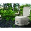 imageCamco 53Gallon Portable Toilet  Features Detachable Holding Tank wSealing Slide Valve ampamp BellowType Flush  Easy Transport wCompact Lightweight Design ampamp Carry Handle  Gray 41541Standard 26Gal Travel Toilet