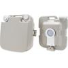 imageCamco 53Gallon Portable Toilet  Features Detachable Holding Tank wSealing Slide Valve ampamp BellowType Flush  Easy Transport wCompact Lightweight Design ampamp Carry Handle  Gray 41541Standard 26Gal Travel Toilet