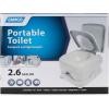 imageCamco 53Gallon Portable Toilet  Features Detachable Holding Tank wSealing Slide Valve ampamp BellowType Flush  Easy Transport wCompact Lightweight Design ampamp Carry Handle  Gray 41541Standard 26Gal Travel Toilet