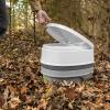 imageCamco 53Gallon Portable Toilet  Features Detachable Holding Tank wSealing Slide Valve ampamp BellowType Flush  Easy Transport wCompact Lightweight Design ampamp Carry Handle  Gray 41541Premium 26Gal Travel Toilet
