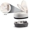 imageCamco 53Gallon Portable Toilet  Features Detachable Holding Tank wSealing Slide Valve ampamp BellowType Flush  Easy Transport wCompact Lightweight Design ampamp Carry Handle  Gray 41541White Replacement Fill Cap