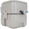 imageCamco 53Gallon Portable Toilet  Features Detachable Holding Tank wSealing Slide Valve ampamp BellowType Flush  Easy Transport wCompact Lightweight Design ampamp Carry Handle  Gray 41541Standard 53Gal Travel Toilet
