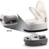 imageCamco 53Gallon Portable Toilet  Features Detachable Holding Tank wSealing Slide Valve ampamp BellowType Flush  Easy Transport wCompact Lightweight Design ampamp Carry Handle  Gray 41541Gray Replacement Fill Cap