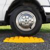 imageCamco Fasten CamperRV Leveling Blocks  Features Interlocking Design for Customizable Height  Carrying Handle Twists to Secure Blocks for RV Storage  85 x 85 x 1 Yellow 10Pack 44512Yellow